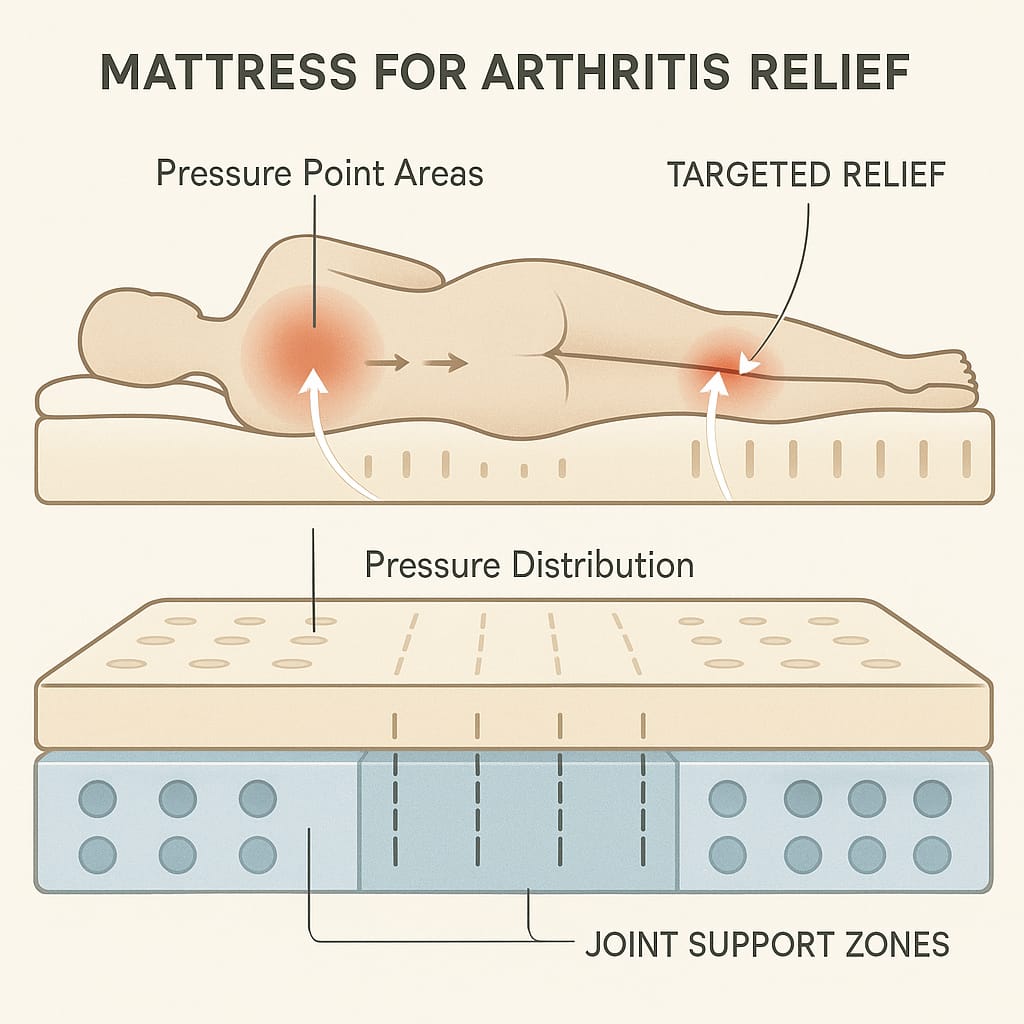 arthritis-friendly mattresses design diagram at mattress miracle