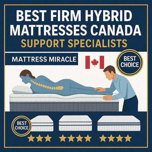 best firm hybrid mattresses Canada support specialists in brantford cover