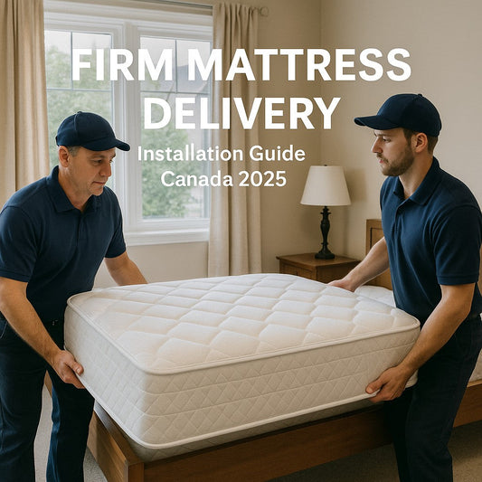 Firm mattress delivery and installation in Canada - professional setup services