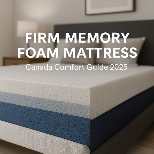 Firm memory foam mattresses Canada - advanced foam technology with firm comfort