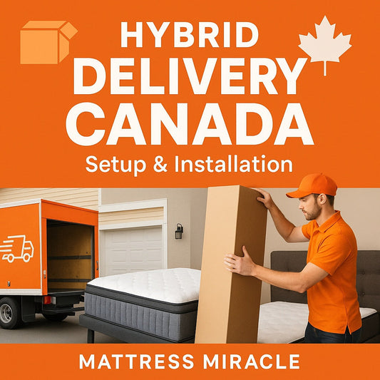 hybrid mattress delivery canada 2025 at mattress miracle cover brantford