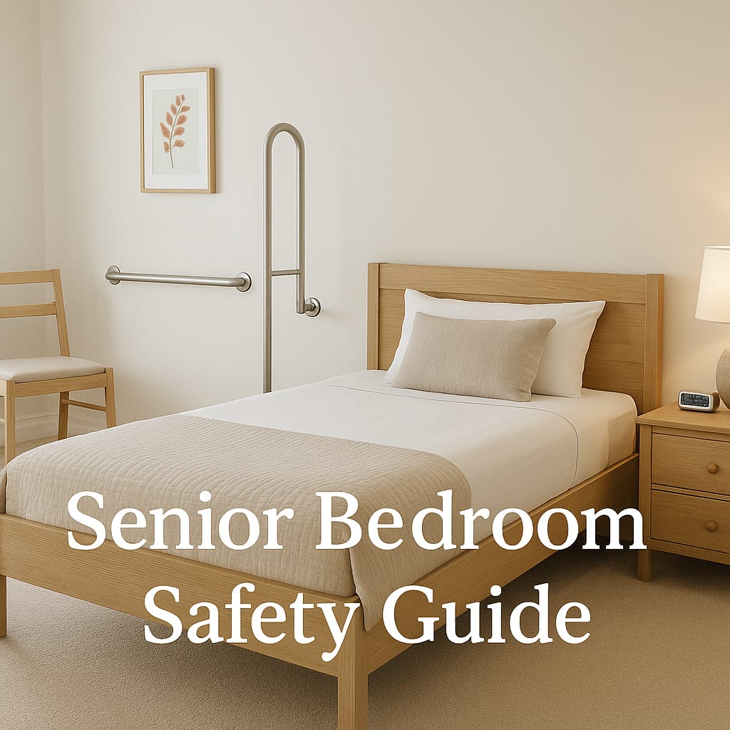 Safe, accessible bedroom setup for seniors in Brantford with proper mattress height and mobility considerations