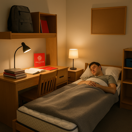 Ontario regional map showing student sleep solution coverage from Brantford to Hamilton, Cambridge, St. Catharines and GTA areas