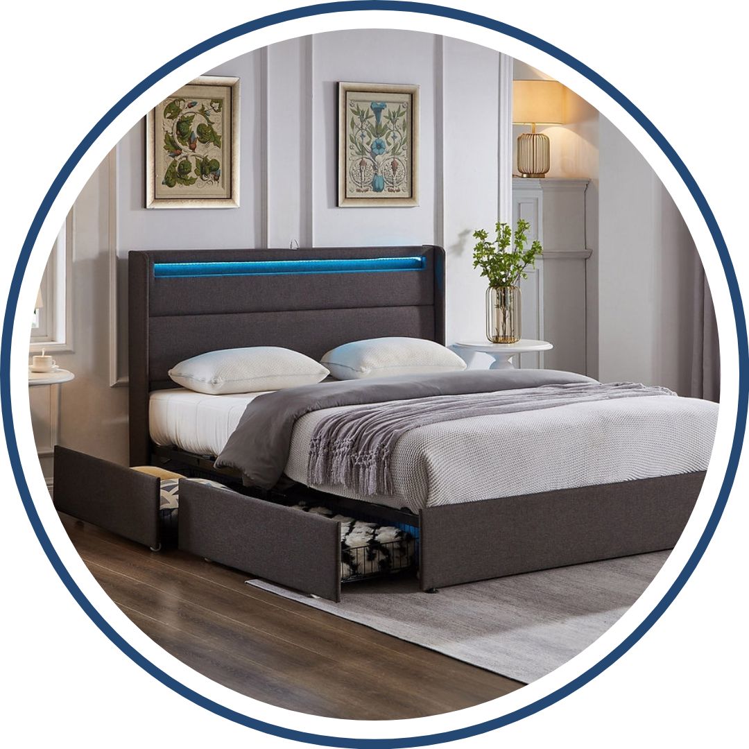 ベッドフレーム New Bed matress double size Bed Frames Brantford | Mattress Miracle