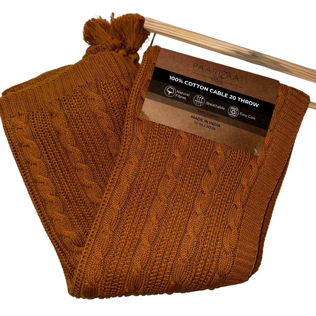 100% Cotton Throw