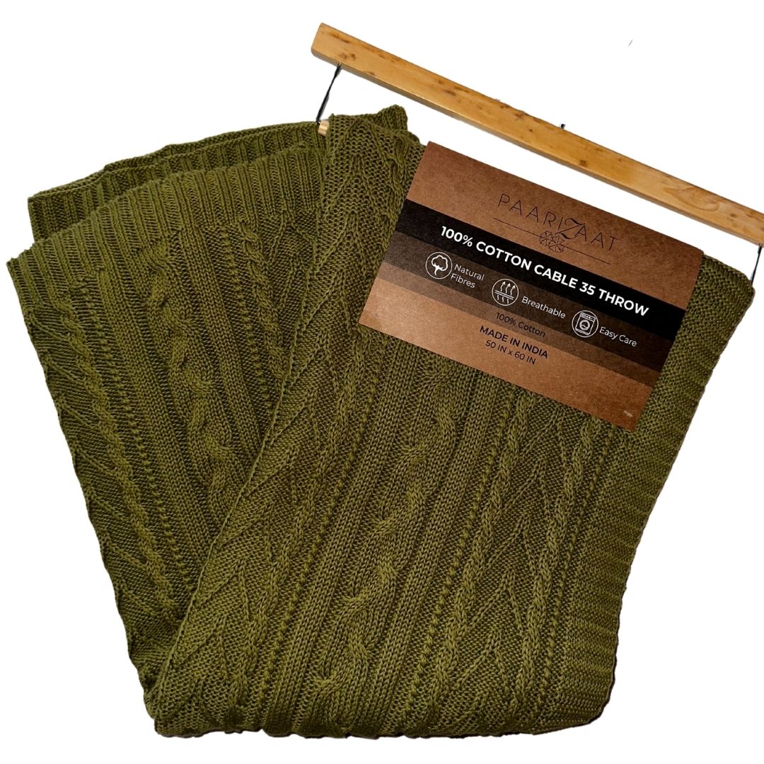 100% Cotton Throw