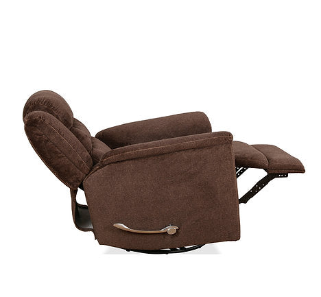 Brown Fabric Swivel Recliner Chair On Sale Brantford