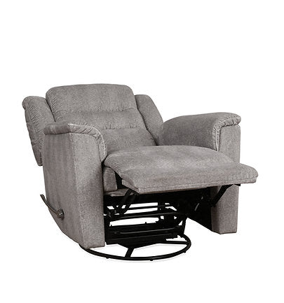 Grey Fabric Swivel Recliner Chair On Sale