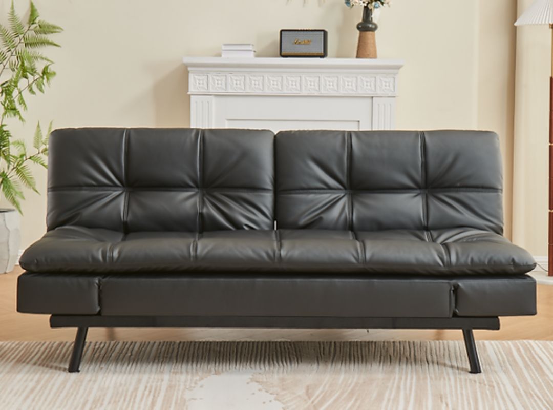 Orionis Leather Sofa Bed