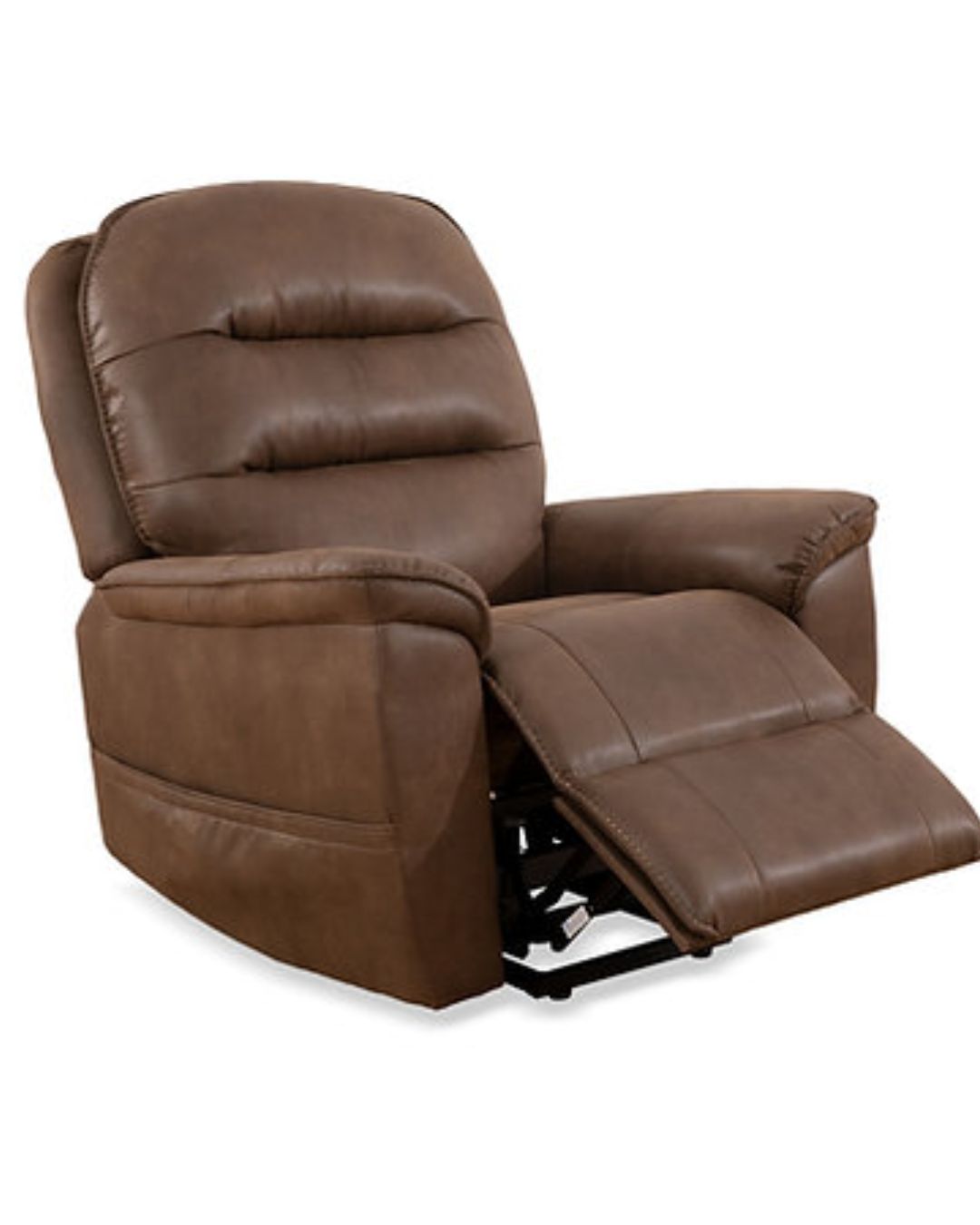brown leather lift recliner chair at mattress miracle brantford