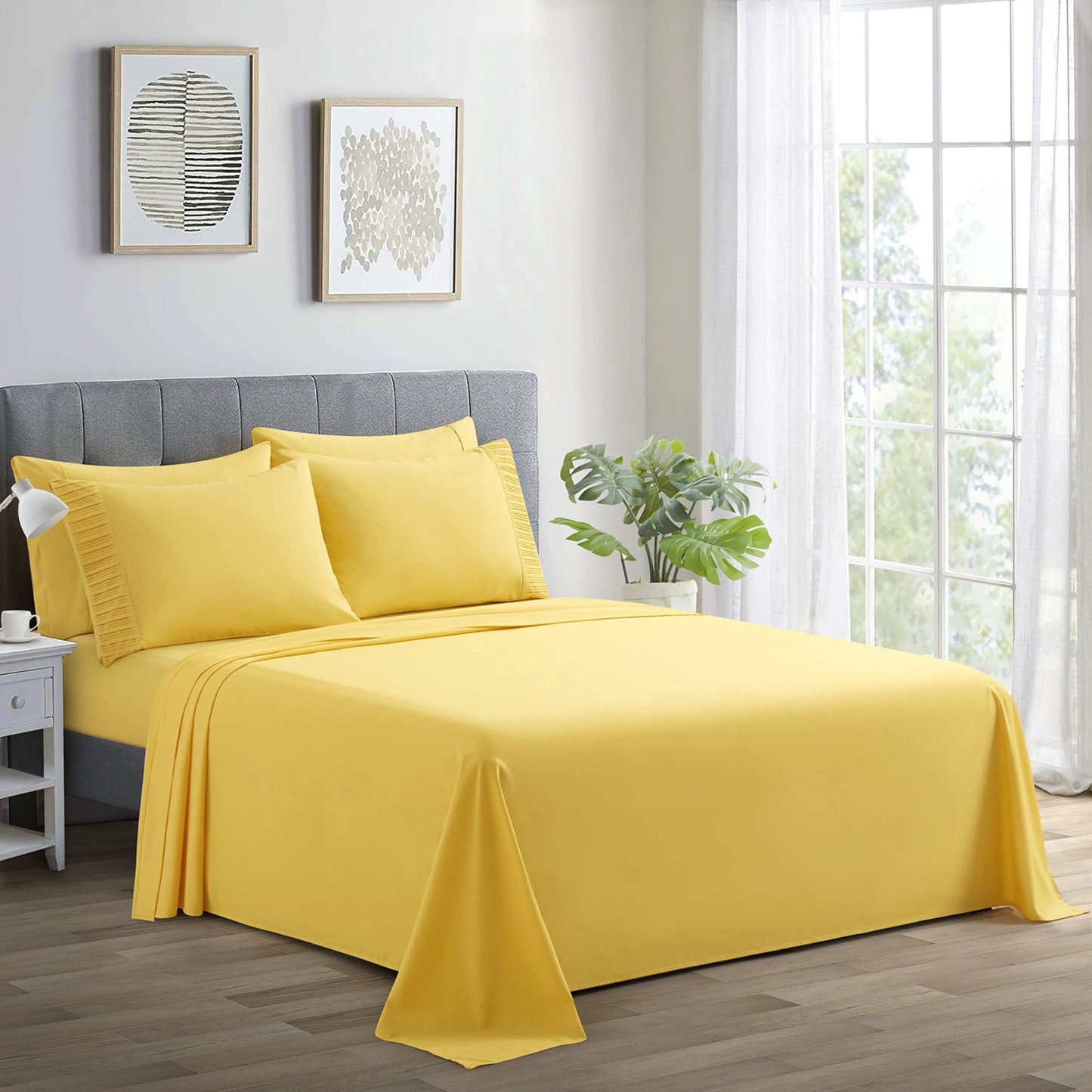 CLEARANCE Yellow Bamboo Luxe Sheets - Mattress Miracle