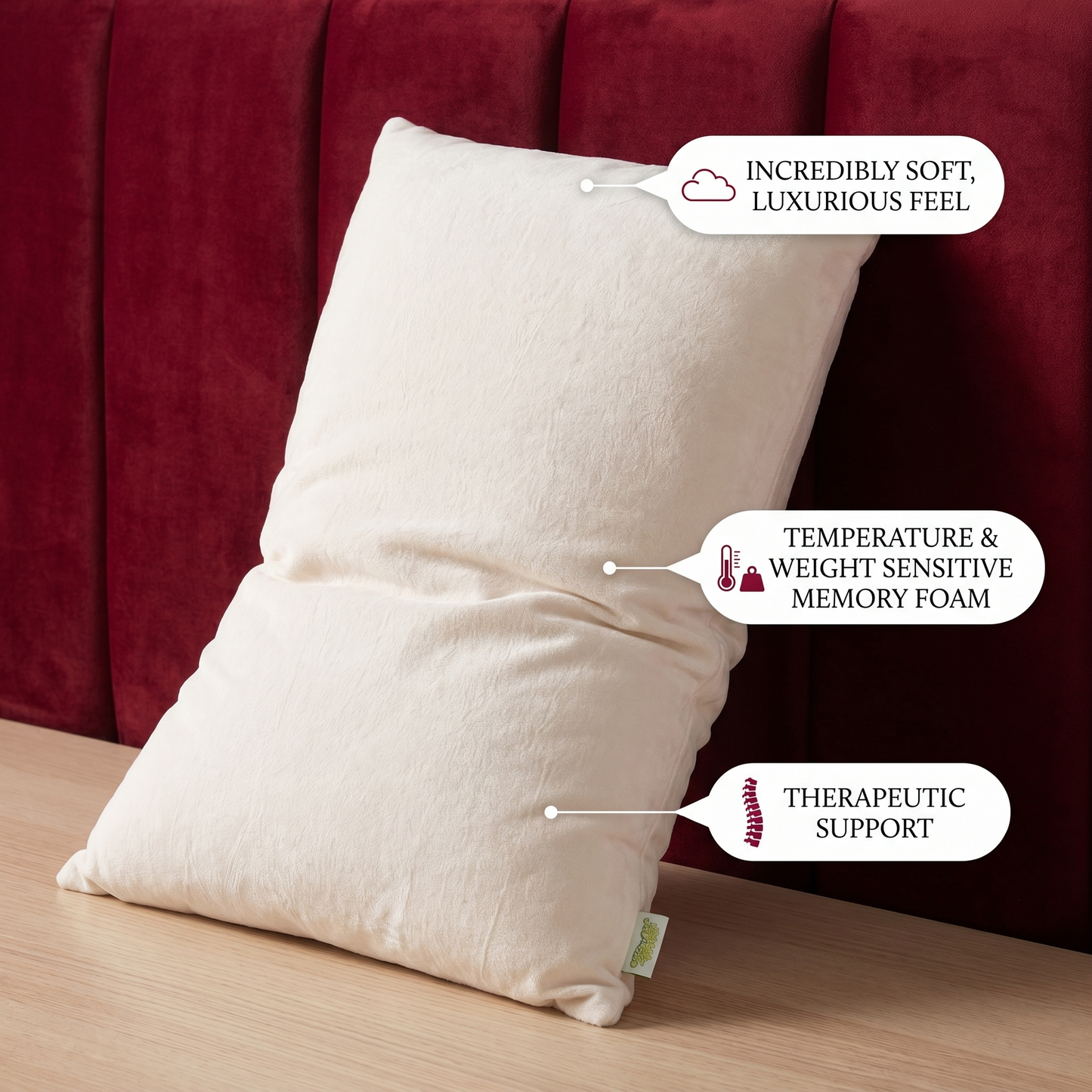 Natura Luscious Memory Foam Pillow | Soft Luxury