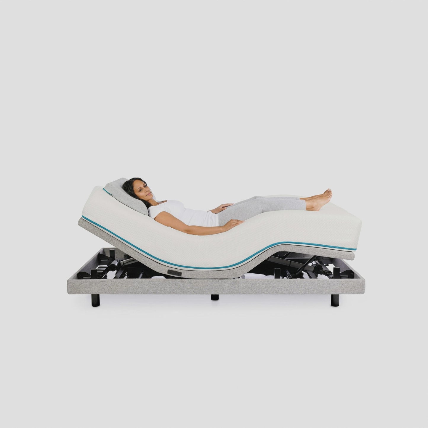 Sophia 2 Adjustable Twin XL Bed by Orthex in the zero gravity position at Mattress Miracle