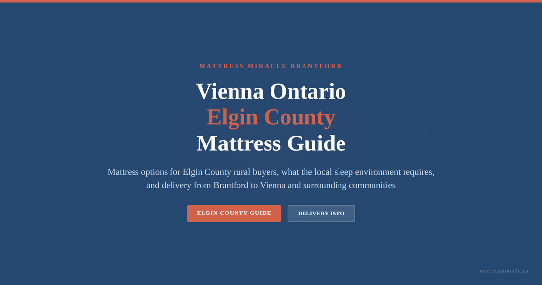Vienna Ontario Elgin County Mattress Guide