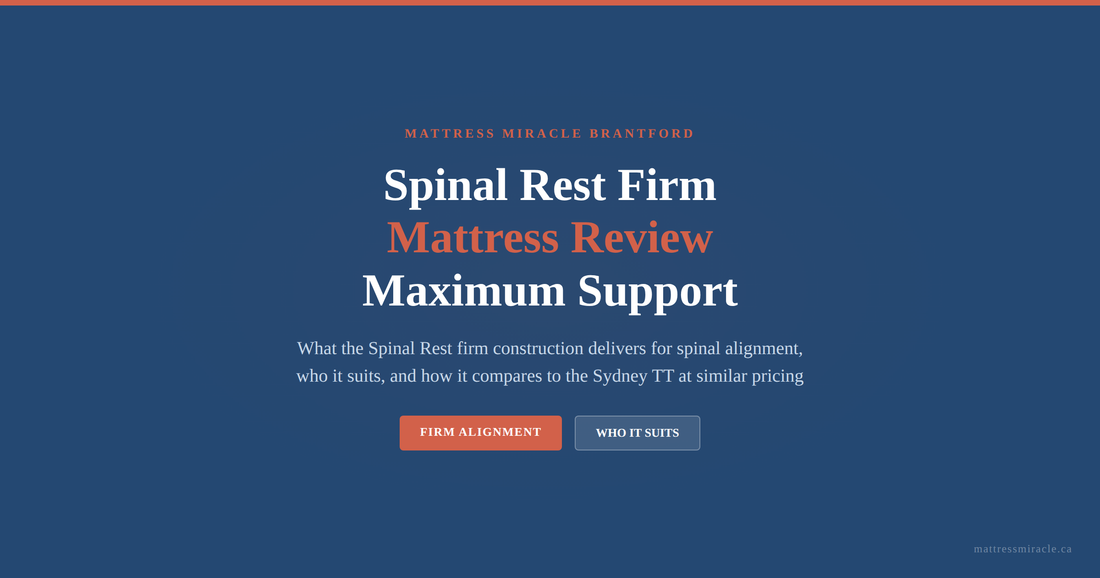 Spinal Rest firm mattress review maximum support construction