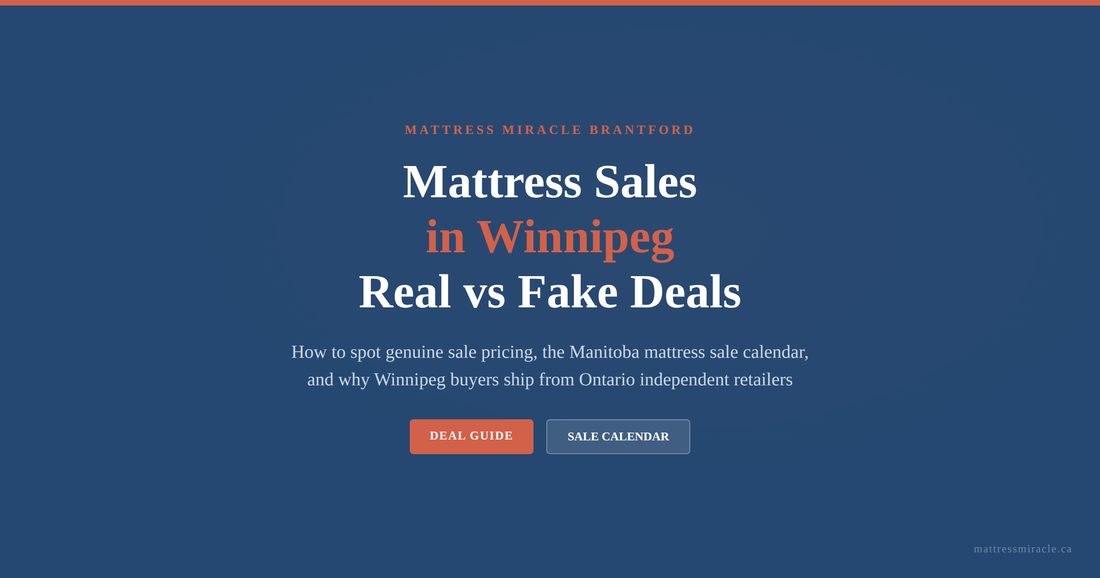 Mattress sale guide for Winnipeg Manitoba buyers