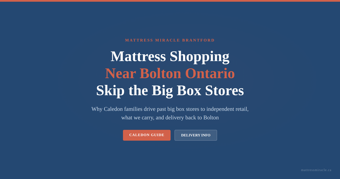Mattress shopping guide for Bolton Ontario and Caledon families