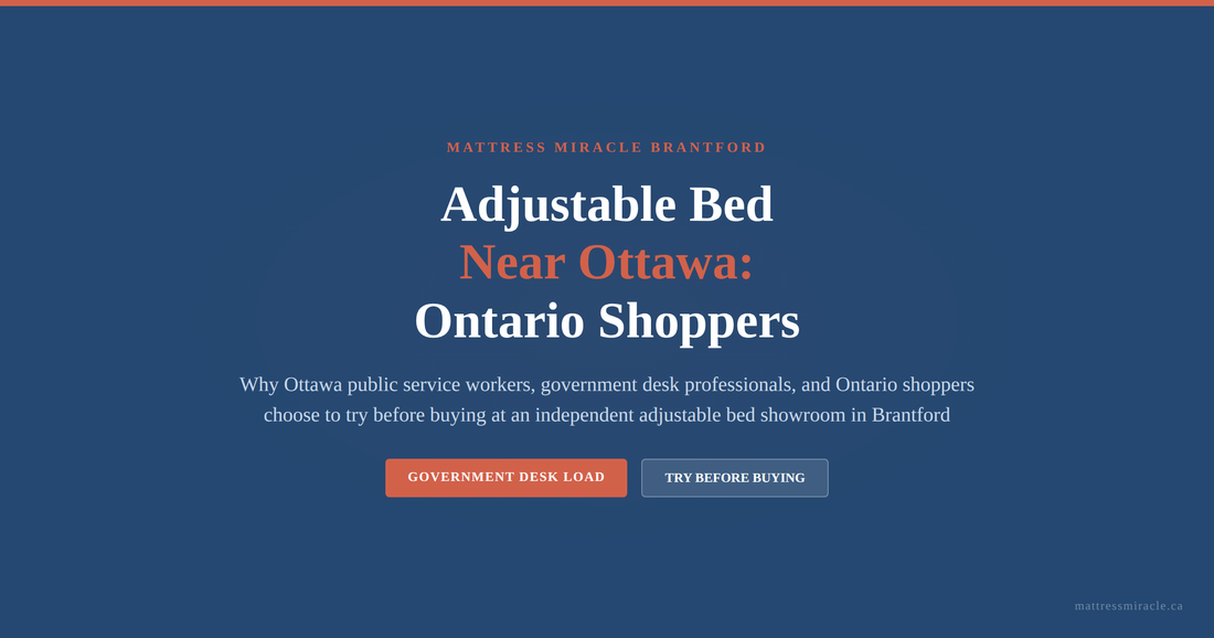 Adjustable bed near Ottawa Ontario government public service desk load remote shopping guide