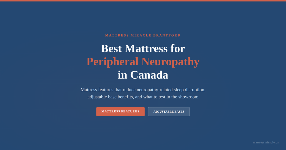 Best mattress for peripheral neuropathy Canada guide