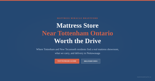 Mattress store serving Tottenham Ontario New Tecumseth