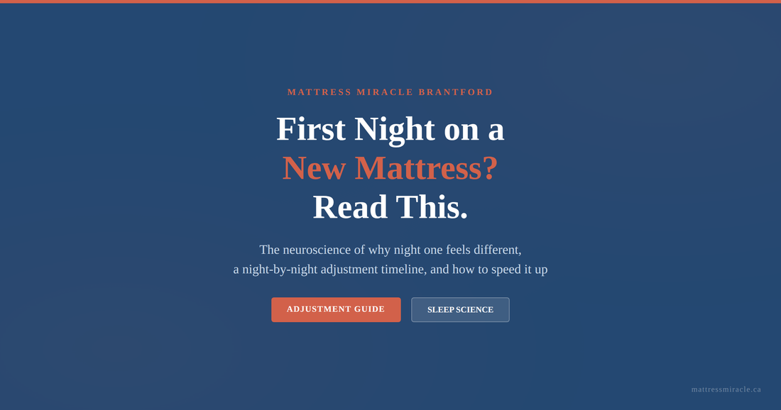 First night on a new mattress sleep adjustment guide
