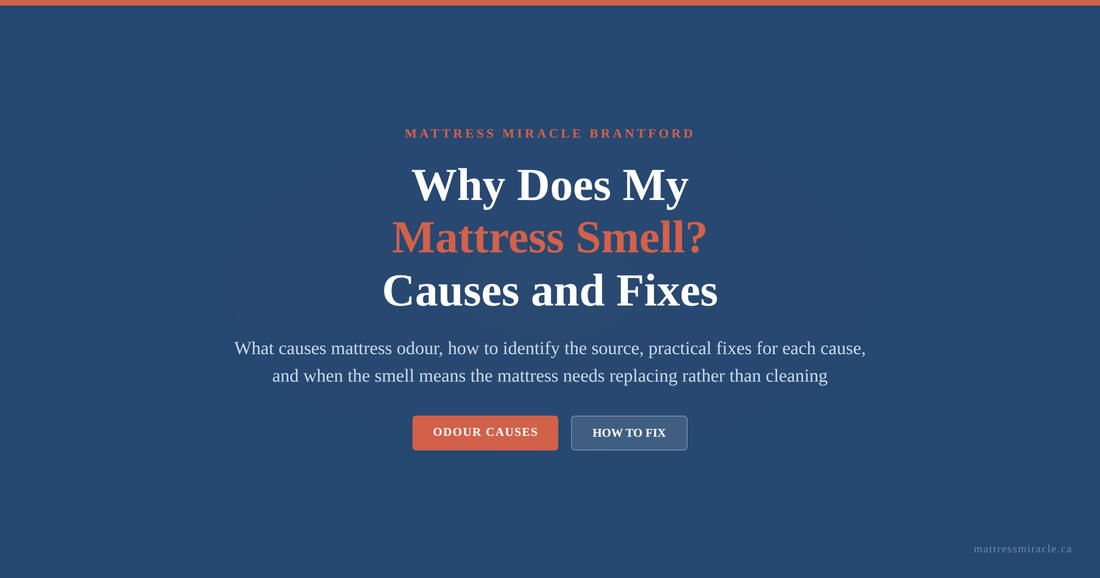 Why Does My Mattress Smell: Causes and How to Fix It