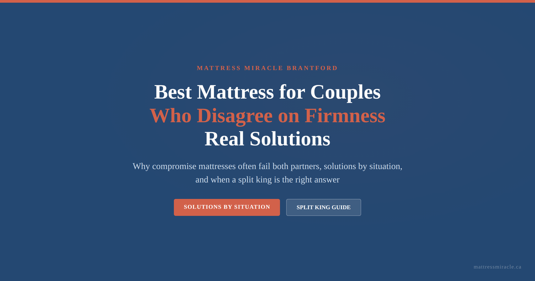 Best mattress for couples who disagree on firmness real solutions