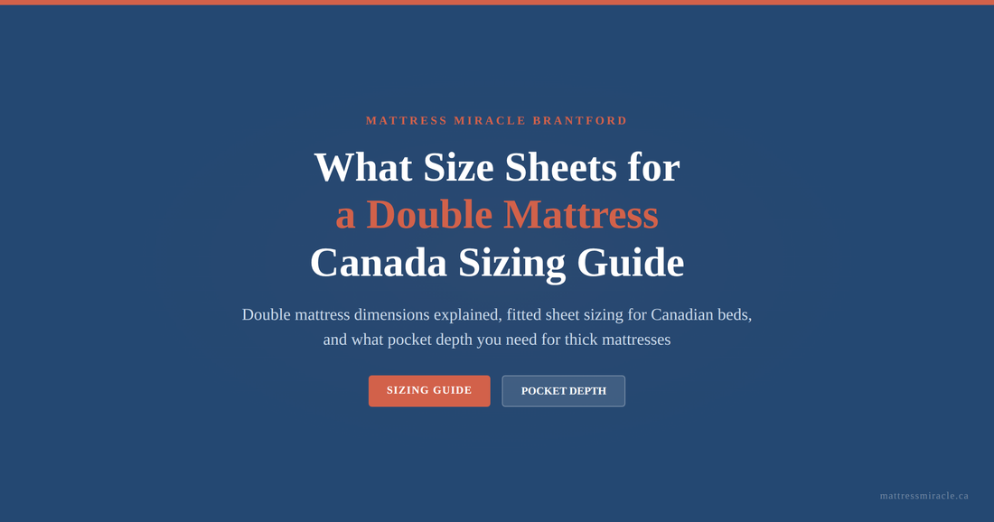 What Size Sheets for a Double Mattress Canada: Complete Sizing Guide