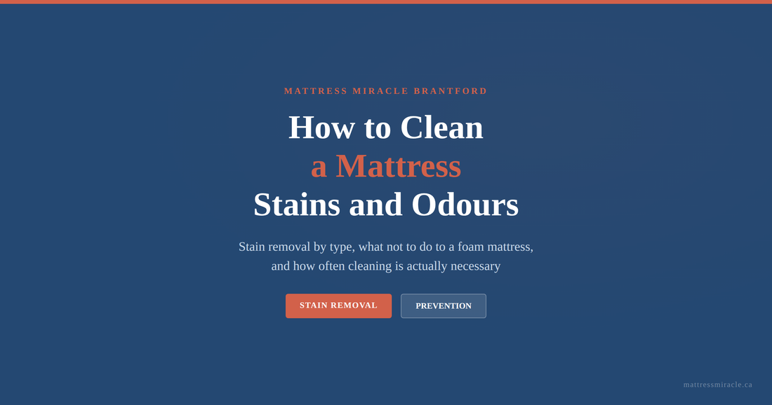 How to clean a mattress stains and odours removal guide