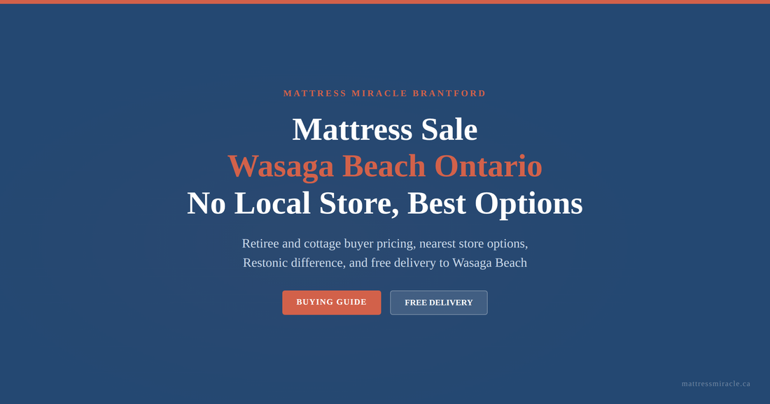 Mattress sale guide for Wasaga Beach Ontario buyers