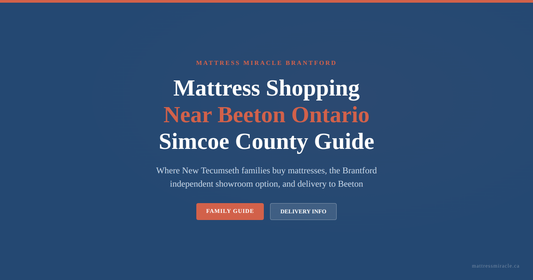 Mattress shopping guide for Beeton Ontario and New Tecumseth families