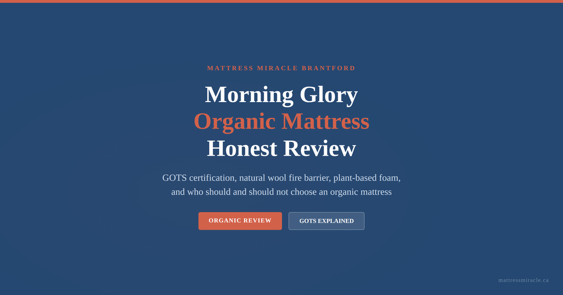 Morning Glory organic mattress honest review