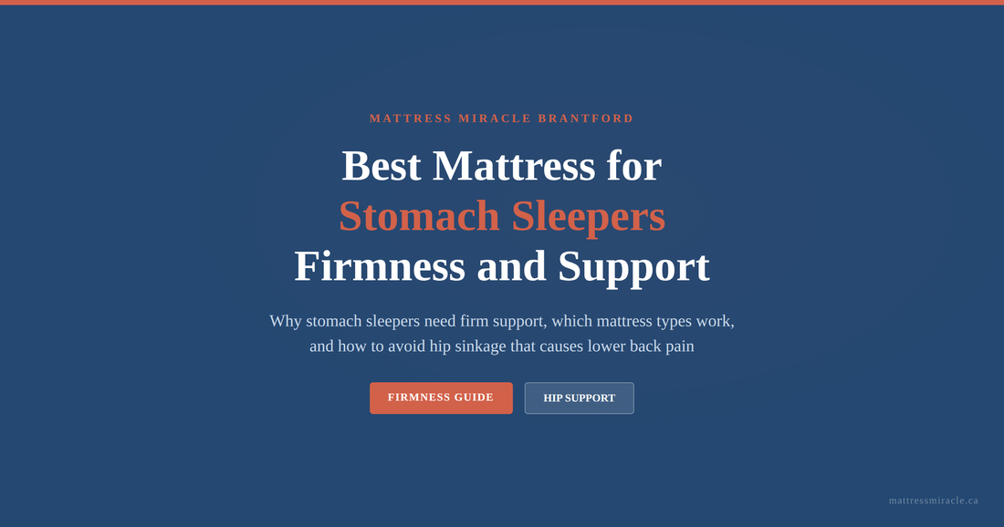 Best mattress for stomach sleepers firmness and support