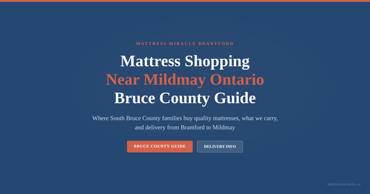 Mattress shopping guide for Mildmay Ontario and Bruce County families
