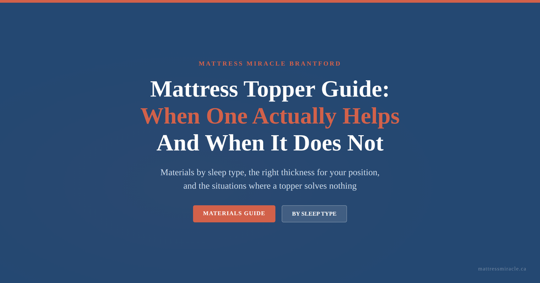 Mattress topper guide when one actually helps and when it does not