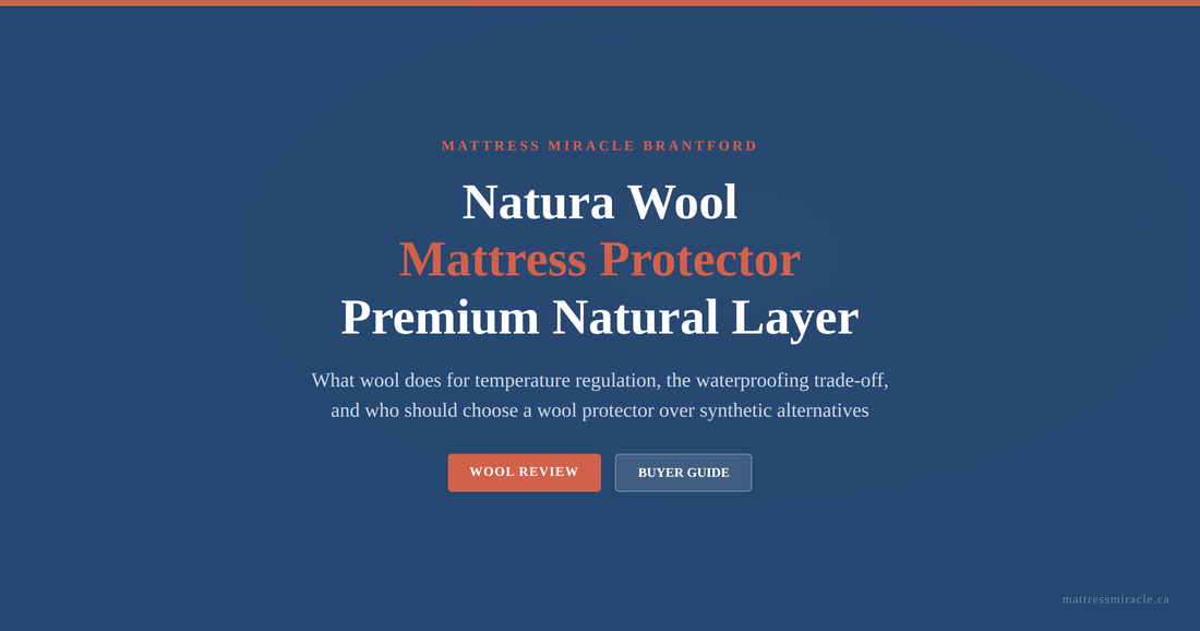 Natura wool mattress protector premium natural comfort layer review