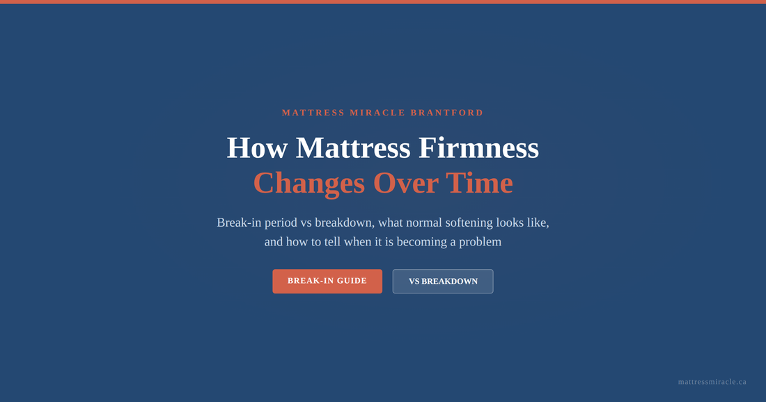 How mattress firmness changes over time break-in vs breakdown