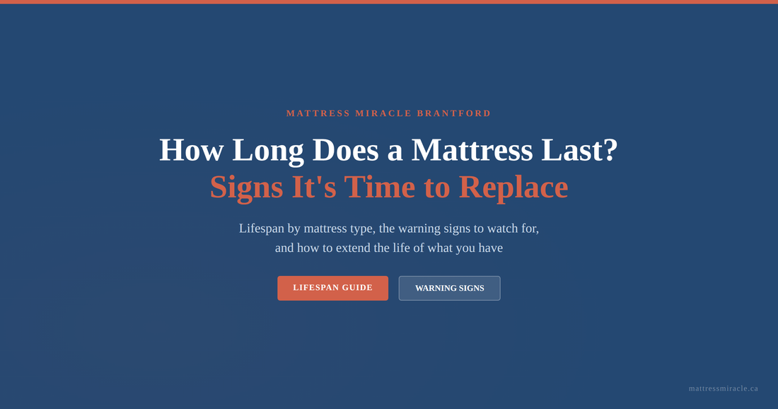 How long does a mattress last lifespan guide and signs to replace