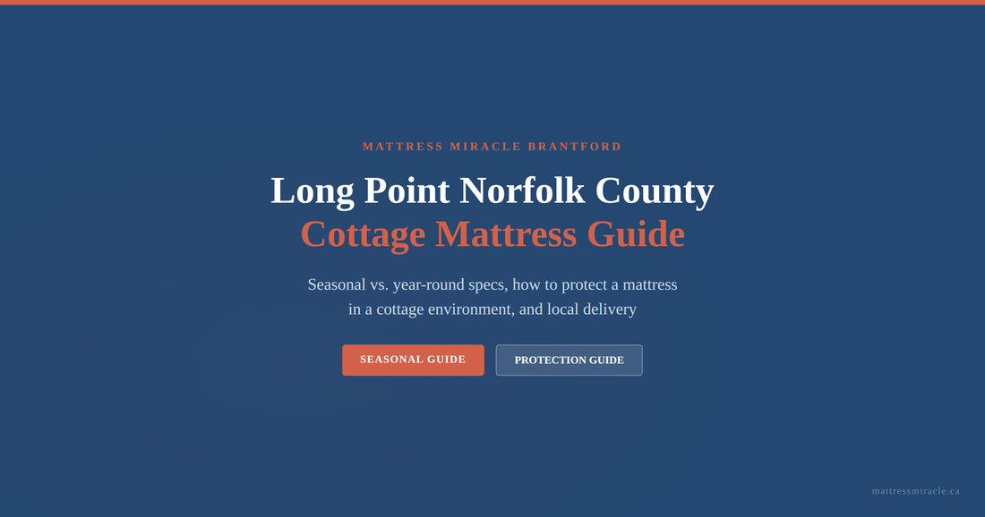 Long Point Norfolk County cottage mattress guide seasonal and year-round options