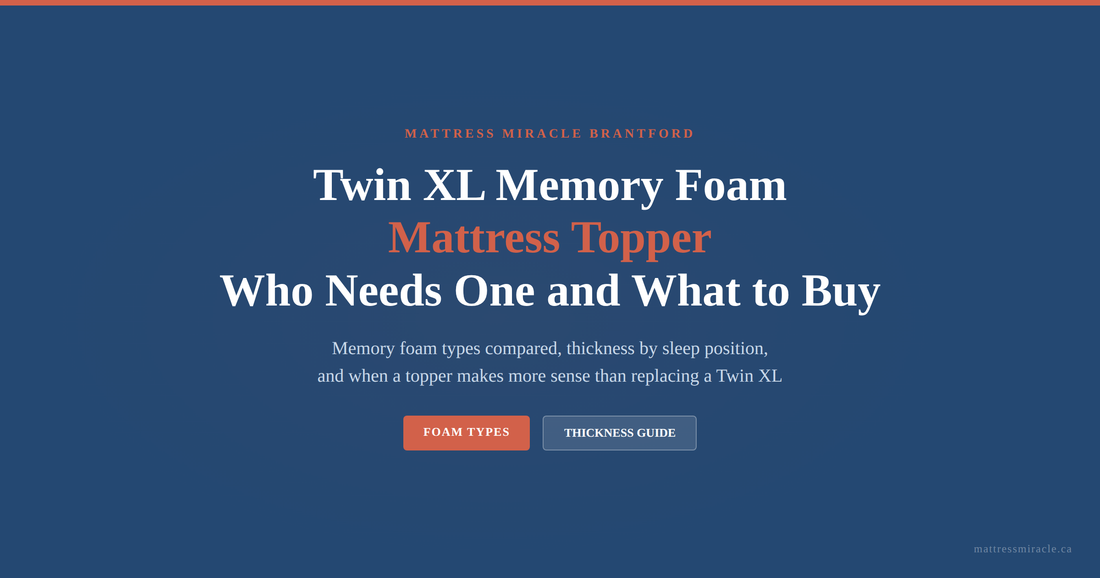 Twin XL memory foam mattress topper buying guide who needs one