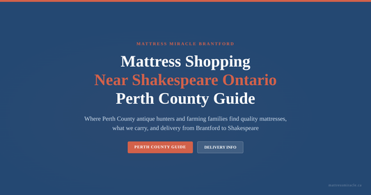 Mattress store serving Shakespeare Ontario Perth County