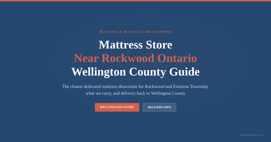 Mattress store serving Rockwood Ontario with delivery