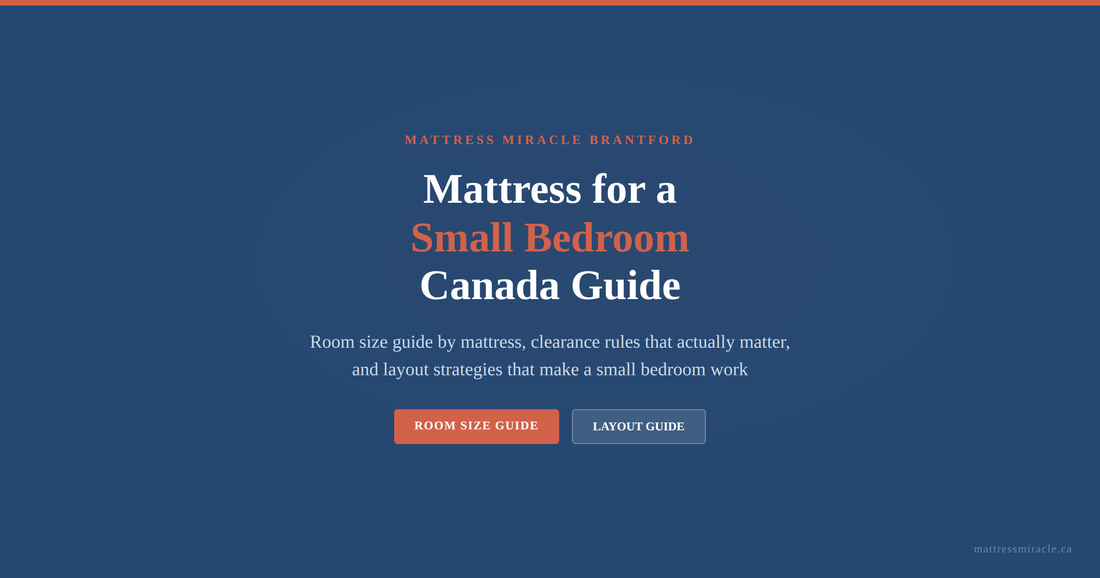 Mattress for small bedroom Canada size guide