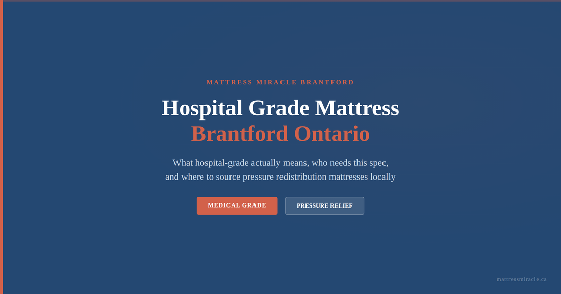 Hospital grade mattress Brantford Ontario pressure relief guide