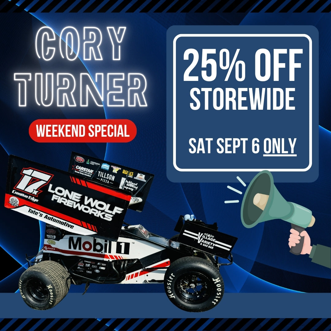 Cory Turner Motorsports sprint car champion visits Brantford Mattress Miracle September 6th racing event