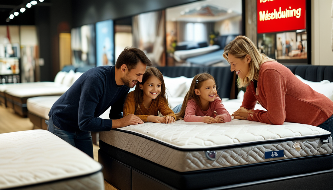 Family mattress shopping during holiday sale - best time to buy