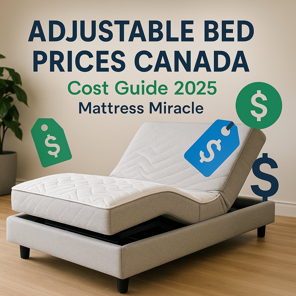 adjustable bed prices canada cost guide at mattress miracle brantford