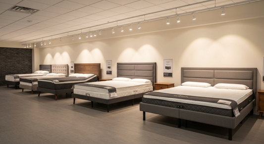 adjustable bed showroom brands featured Mattress Miracle Brantford