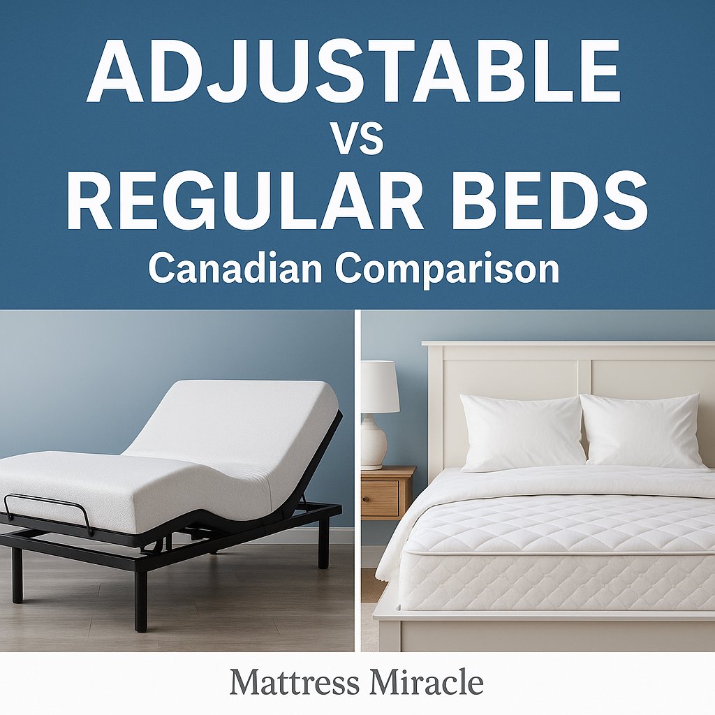 adjustable vs regular beds at mattress miracle brantford cover