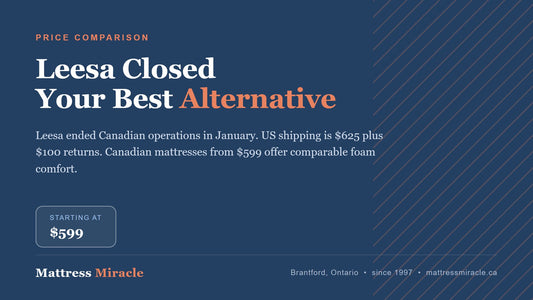 Best Alternative to Leesa Mattress in Canada - Mattress Miracle Brantford